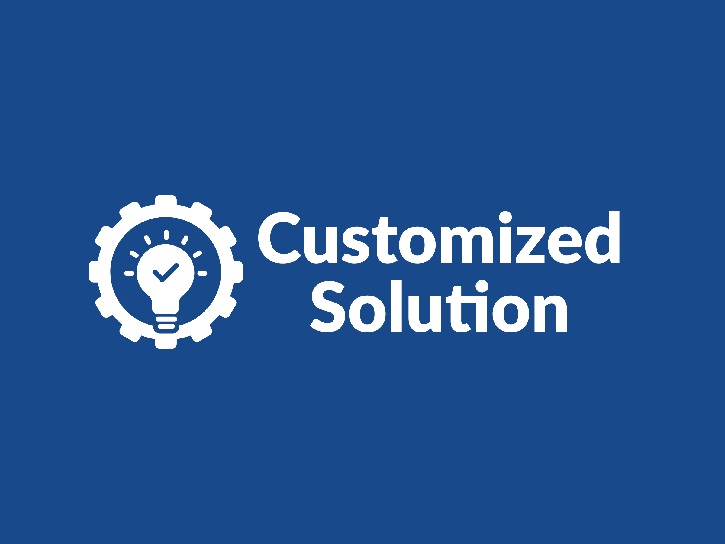 Customized Digital Solutions